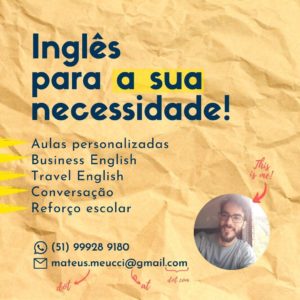 Aulas de Inglês Customizadas para a sua necessidade